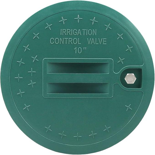 Bandelt 10" Valve Box Cover Lid Replacement for Sprinkler System Irrigation Circular Valve Box Lid