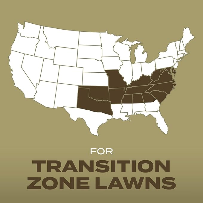 Scotts Turf Builder Grass Seed Southern Gold Mix for Tall Fescue Lawns with Fertilizer and Soil Improver, 2.4 lbs.