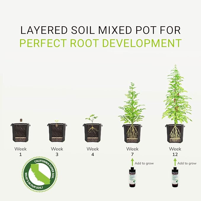 The Bud Grower | Pre-Mixed Super Soil 5 Gallon Pot | Premium 100% Nutrient Rich Organic Super Soil | Hydroponic Nutrients and Grow Supplies | All-in-One Grow Tent Kit's & Supplies