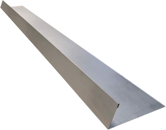 Eagle 1-26 Gauge 5 Foot Rain Diverter - Nails and Instructions Included (Mill Finish Aluminum, Copper, Galvanized, Stainless Steel & More) (3, Paintable Steel)
