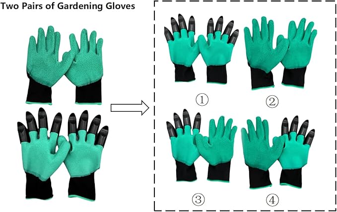 Garden Tool Set 15pcs, Potable Durable Gardening Tools Gift with Anti-Rust Shovel Shears Water Sprayer Digging Claw Gloves Store Case Ideal Gardening Set for Women Great Gift Purple