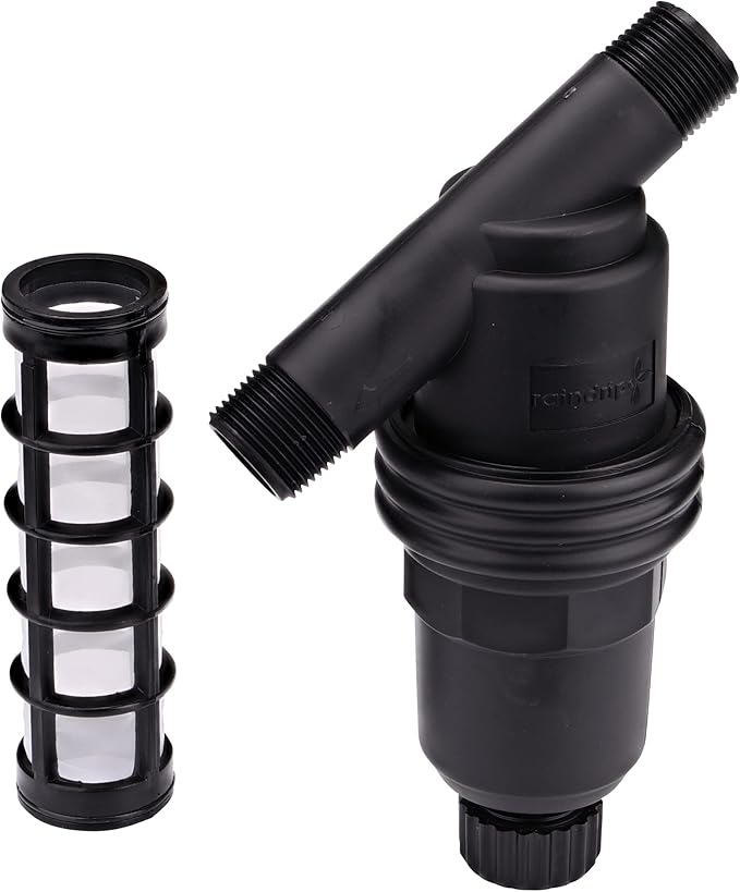 Raindrip 60400UB X 3/4 in. MPT Y Filter, No Size, Black