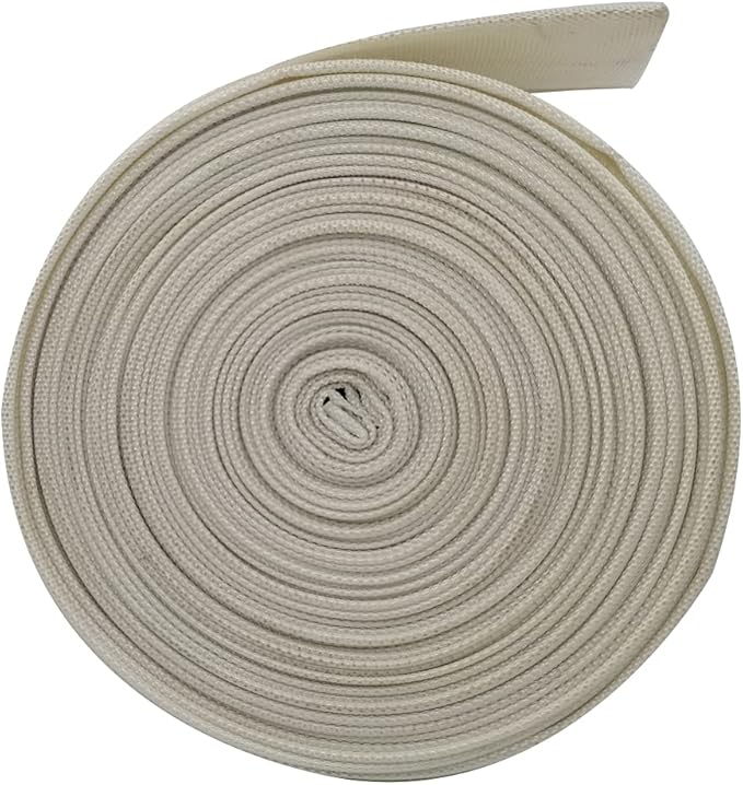 2"×98' Heavy Duty Backwash Water Hose with Clamps Fire Hose Lay-Flat Discharge Pumping Hose Garden Hose Pool Cleaning PVC Weather Resistant Hose for Home Agricultural Irrigation Water Transfer