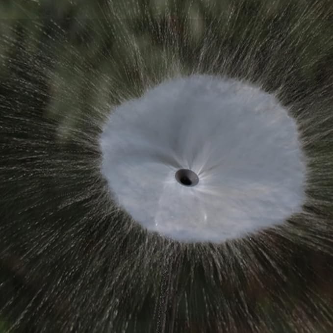 Lxcom Lighting 100 Pcs Irrigation Drippers Adjustable Drip Emitter Micro Spray 360 Degree Full Circle Pattern Water Flow Irrigation Drippers Sprinkler Drip Watering System Parts Drip Irrigation(Black)