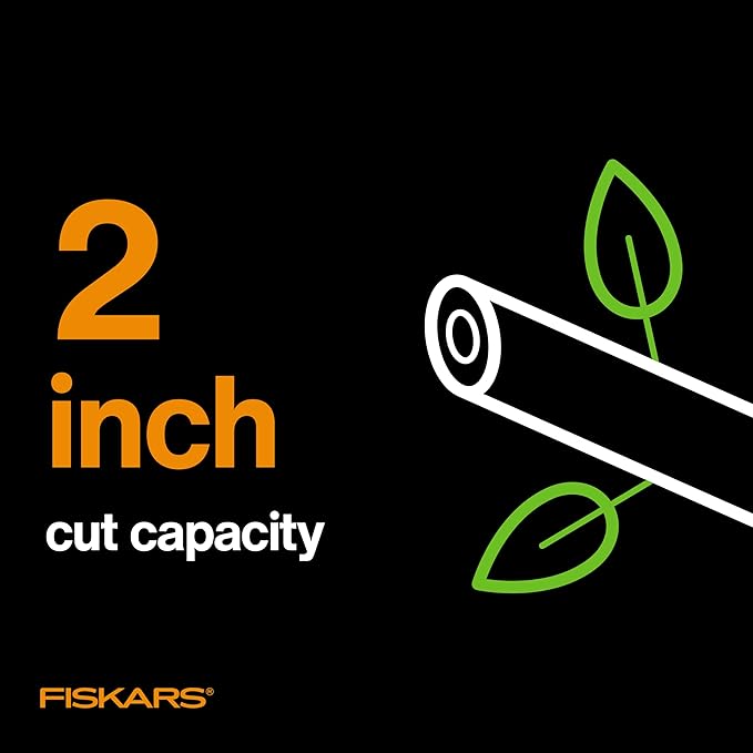 Fiskars 32-Inch Loppers for Tree Trimming, Heavy Duty, Low-Friction Sharp Steel Blade, Branch Cutter up to 2-Inch Diameter Cut Capacity, PowerGear2 Technology that Multiplies Power for Less Effort