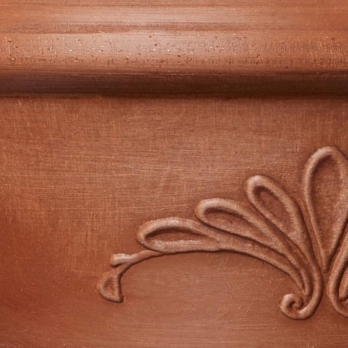 PSW Pot TA25TC Collection Shallow Bulb Pan Planter Dish Low Bowl for Succulents, Bonsai, Fairy Gardens, Herbs, 10-inch, Terra Cotta Color