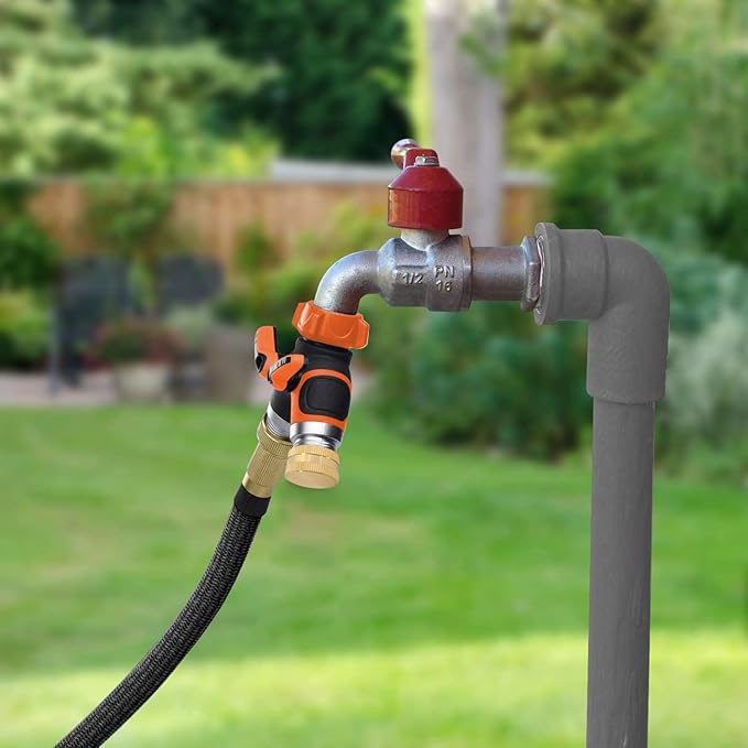 Hooshing 6PCS Garden Hose Cap 3/4 Inch Hose Female End Cap Spigot Cap Adapter with Washers Garden Hose Female Fitting Cap