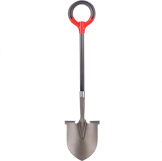 Radius Garden 25211 Pro-Lite Carbon Steel Shovel, Red