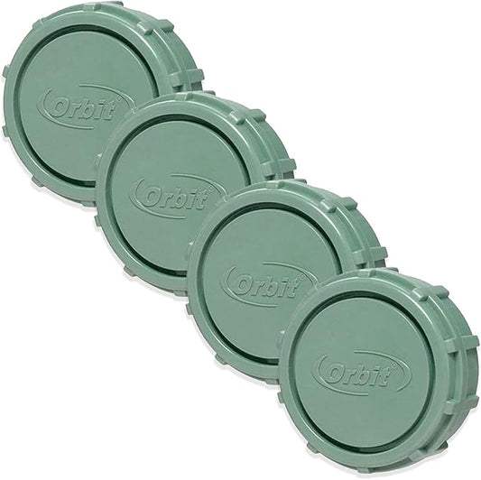 Orbit Manifold Parts, End Cap for Sprinkler Valve System, Water Irrigation 57197 (4, 1 Count (Pack of 4))