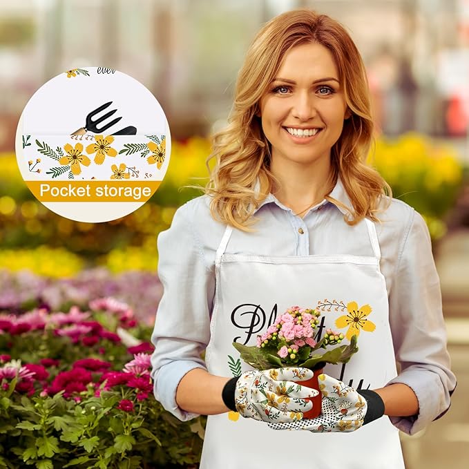 Plant Lady Gifts for Women Gardening Tool Kit for Women Birthday Gift for Her Mom Grandmother Spring Outdoor Horticulture Starter