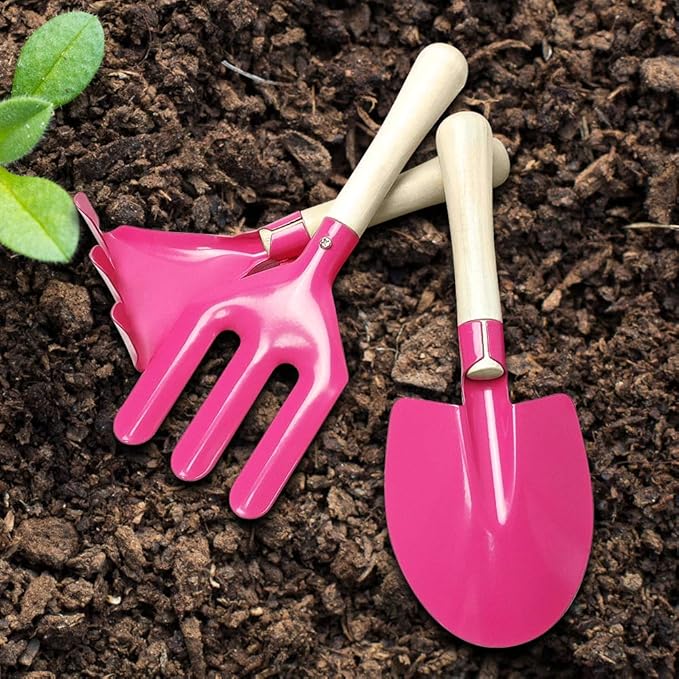 Kids Garden Tools Set with Storage Bag for Girl