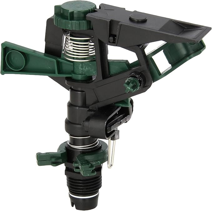 Orbit 3 Pack 1/2 Inch Plastic Impact Sprinkler Head for Lawn Watering