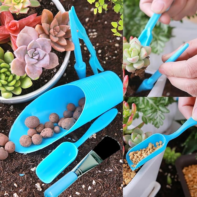 Garden Tools Set 26 Piece, Succulent Tools Set Included, Heavy Duty Stainless Steel Gardening Tools,Ergonomic Handle Tools, Storage Tote Bag,295in Water Pipe,ice Pickaxe,Ideal Gifts for Women