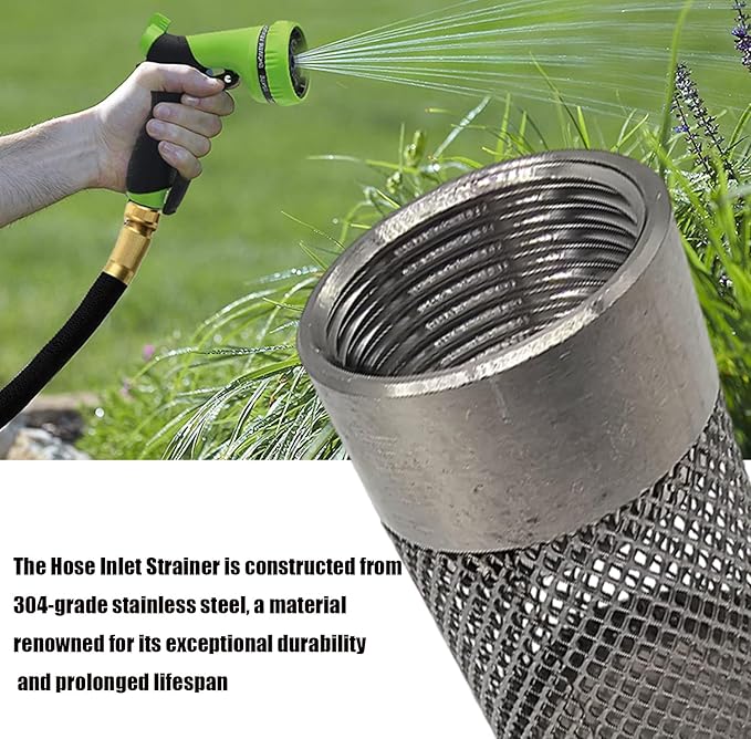 2pcs Hose Inlet Strainer Filter,Dia 30mm,for Irrigation Garden High Pressure,Hose Water Suction Strainer Garden Hose Inlet Filter