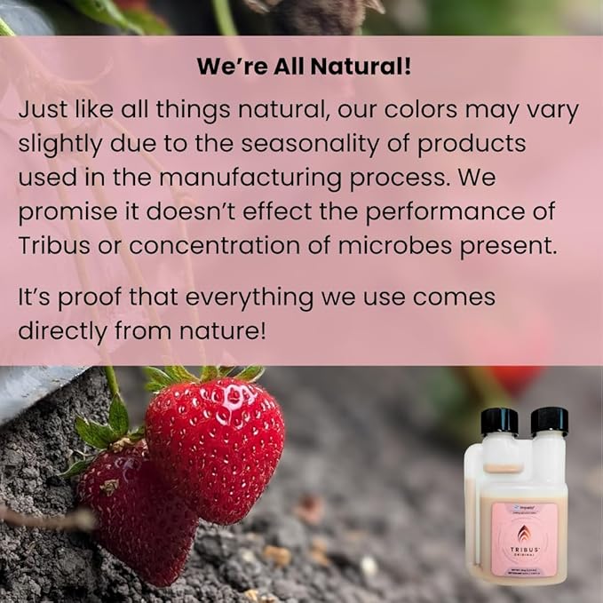 Tribus Organic Microbial Inoculant – Root Booster for Plants, Increases Plant Yield, Root Growth, Flower & Fruit Quality. Bloom Booster. Visible Root Growth in 24Hrs. Liquid Color May Vary. 3.38 oz