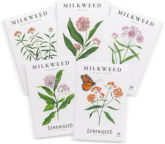 Sereniseed Milkweed Seed Collection (5-Pack)