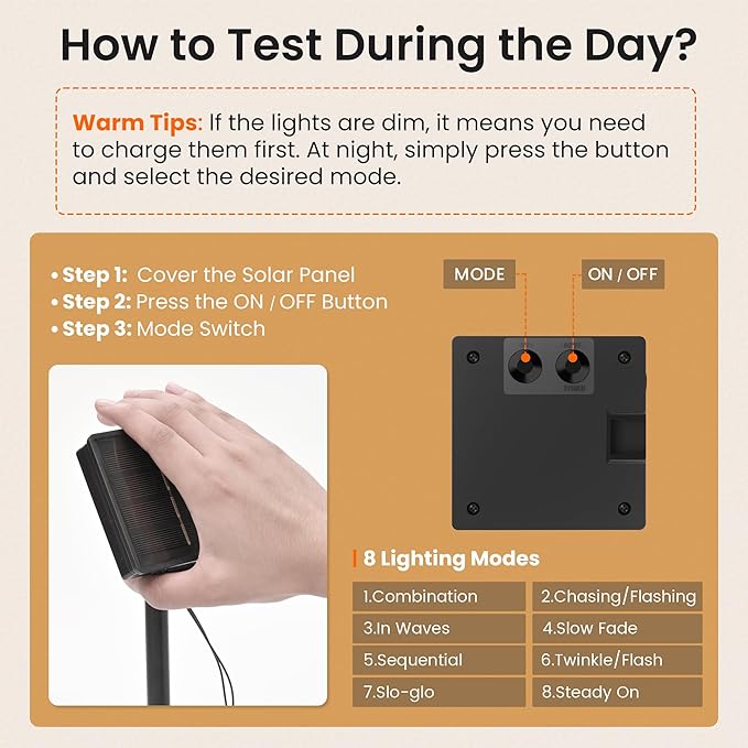 Solar Lights Outdoor Waterproof, Total 36ft 60 LEDs Crystal Globe Light with 8 Modes, Solar String Lights for Outside, Patio Porch Garden Yard Christmas Wedding Party Decor (Warm White)