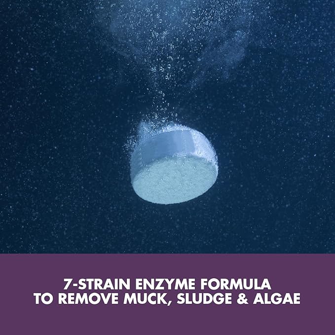 Nature's Core Muck Removal Tablets Natural Pond Sludge Remover, Cleans & Clears Away Muck & Sludge, Safe for The Environment, Treats 1,500 Sq Ft, 3 Month Supply, 16 Scoops, 8 lb