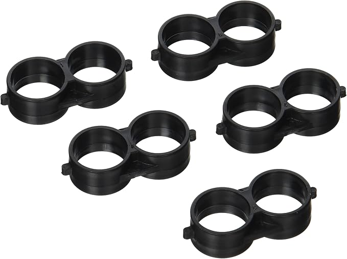 Orbit 65443 1/2" Drip Irrigation Drip Figure 8 End Clamp, 5 Pack