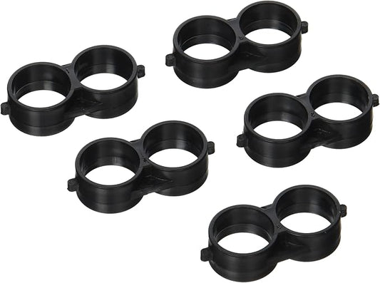 Orbit 65443 1/2" Drip Irrigation Drip Figure 8 End Clamp, 5 Pack