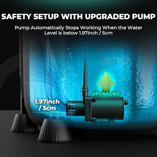 MARS HYDRO 2025 New Auto Drip Irrigation Kits with 13 Gallon Foldable Bucket, 24W Upgraded Water Pump, 8 Drip Emitters, Garden Watering System for Grow Tent Indoor, Lawn, Greenhouse, Yard