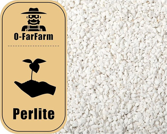 Chunky Perlite Bulk, Horticultural Pearlite Coarse Perlite for Plants Indoor, Additive Conditioner Mix, Improve Drainage and Ventilation, Help Root Growth (4-8mm, 1qt)