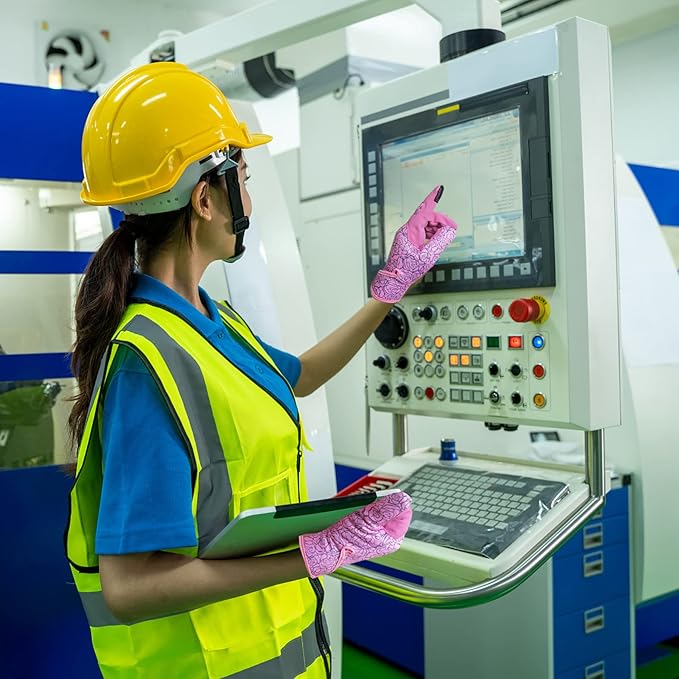 Thorn Proof&Puncture Resistant Gardening Gloves with Grip,Garden Gloves for Women, Leather Work Gloves,Gifts