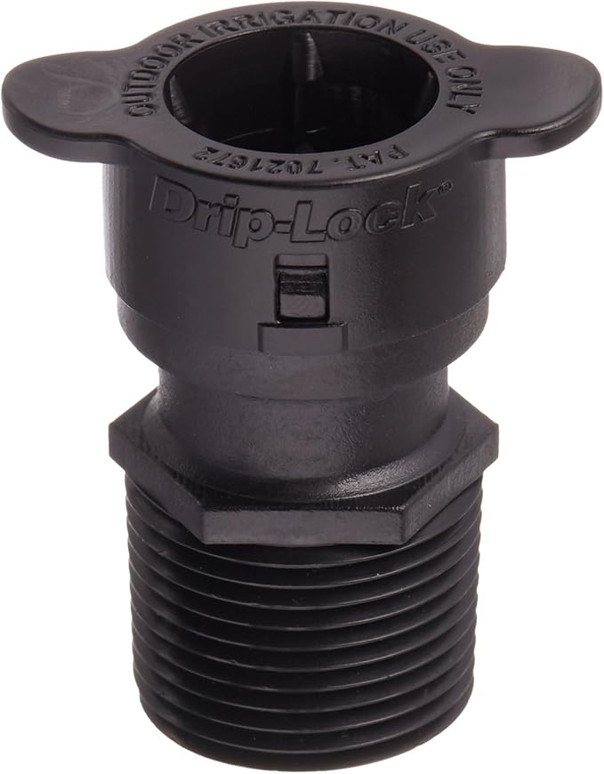 Orbit 67493 3/4" MPT x 1/2" Drip Irrigation Drip-Lock Adapter
