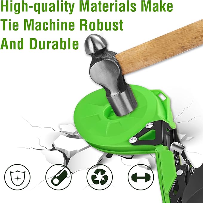 Plant Tying Machine with 20 Rolls Tape,Upgraded Plant Tapener,Quickly Garden Tape Tool,Plant Tape Gun,Vine Tying Tape with 10000pcs Staples Vineyard Garden Tools Set for Grapes, Raspberries, Tomatoes