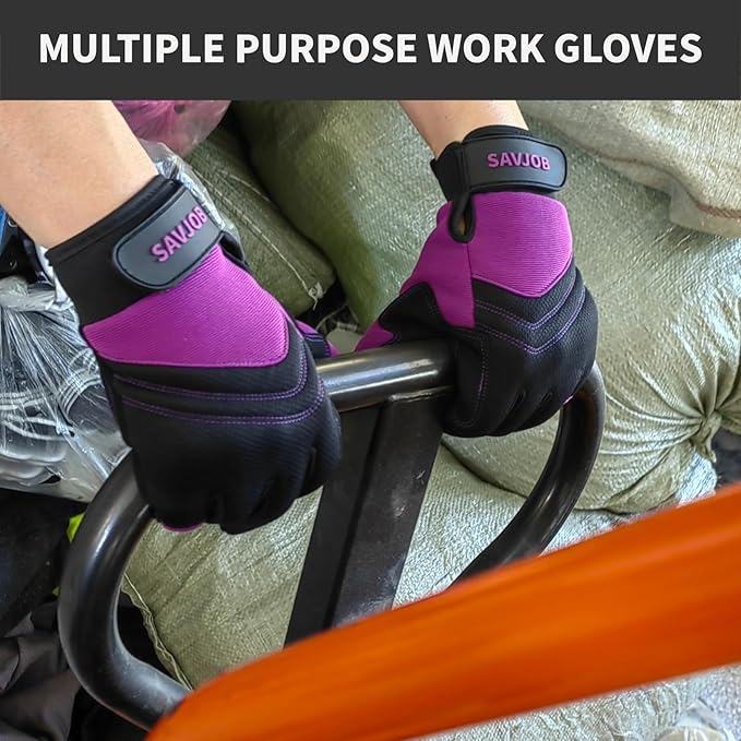 Thorn Proof&Puncture Resistant Gardening Gloves with Grip,Garden Gloves for Women, Leather Work Gloves,Gifts