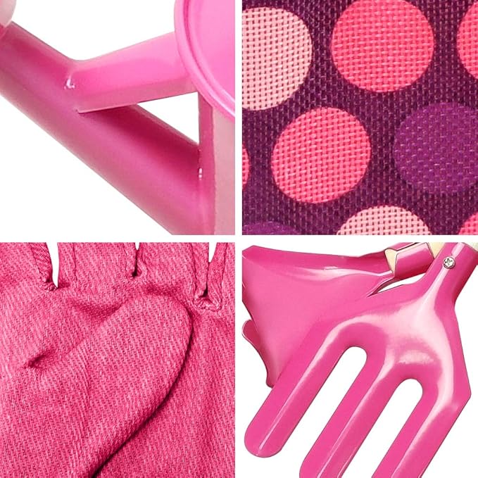Kids Garden Tools Set with Storage Bag for Girl