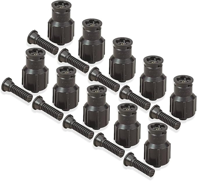 10 Pack - Orbit Shrub Sprinkler Head - Center Strip Spray Pattern