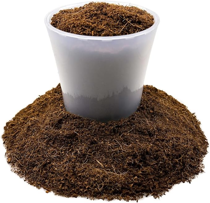 Premium Organic Coconut Coir Mix for Home Gardening - All Natural Soil Amendment - PH Balanced and Double Washed Coco Coir by Gardenera (3 Quart Bag)