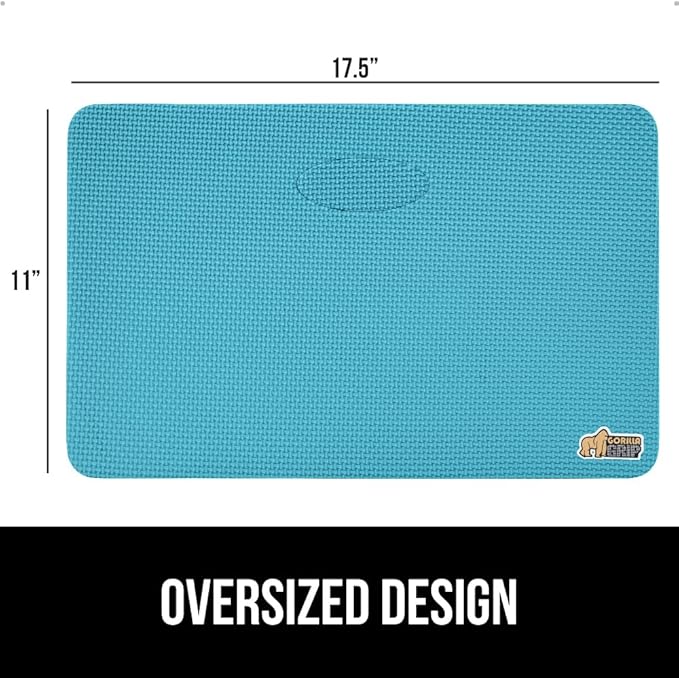 Gorilla Grip Extra Thick Kneeling Pad, Supportive Soft Foam Cushioning for Knee, Water Resistant Construction for Gardening, Bathing Baby, Workout Supplies, Lightweight, Garden Work Gifts