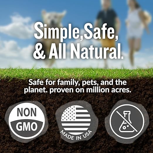 Turf Titan Thatch Buster All-Natural Lawn Aerator & Grass Dethatcher - Hose End Liquid Soil Loosener & Conditioner for Green Grass (2.5 Gallon), Healthy Soil in 45 Days - Enhance 1,000 Sq Ft with 4 oz