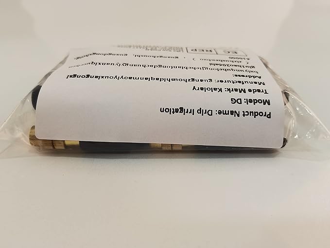 Kalolary Irrigation Nozzle Adjustable Copper Atomizing Nozzle Connect 4/7 Hose Tube Micro Nozzle Drip Irrigation Sprayer Garden Cooling Irrigation Equipment with 3-Way Drip Irrigation Connector