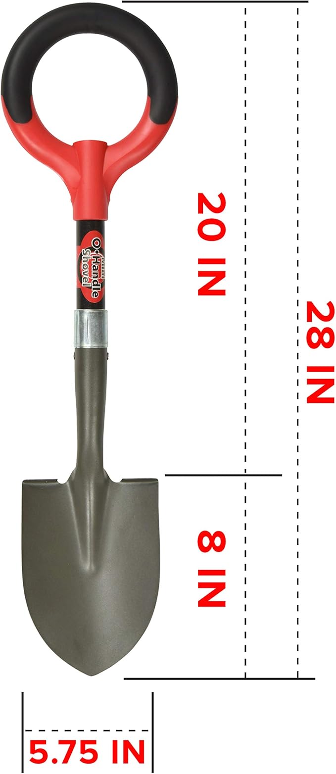 Radius Garden 27211 Mini Digger Shovel, Red