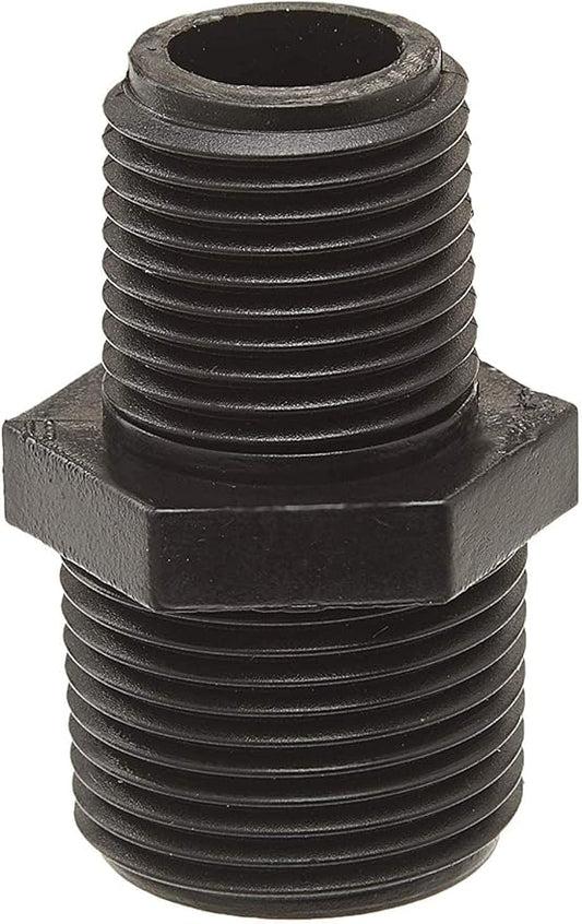 20 Pack - Orbit 1/2" to 3/4" Sprinkler Riser Adapter Converts .50" Irrigation Pipe to .75"…