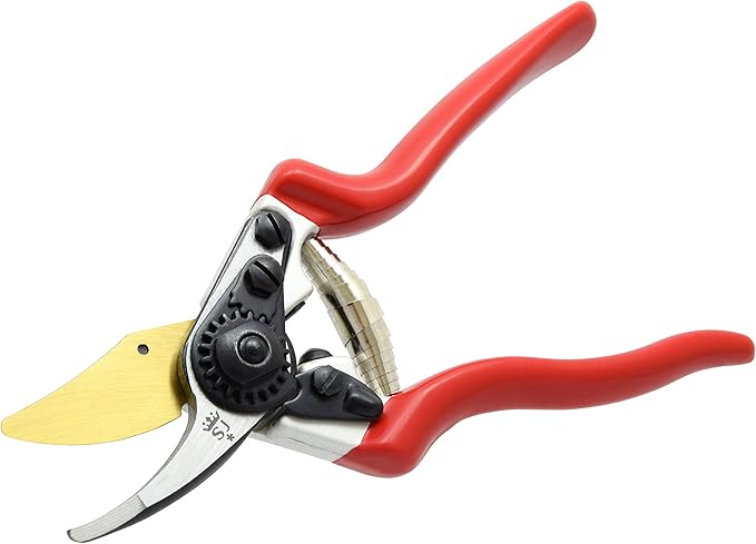 Spear & Jackson 6657TITAN Titanium Bypass Secateurs Pruners, Short Blade, Silver