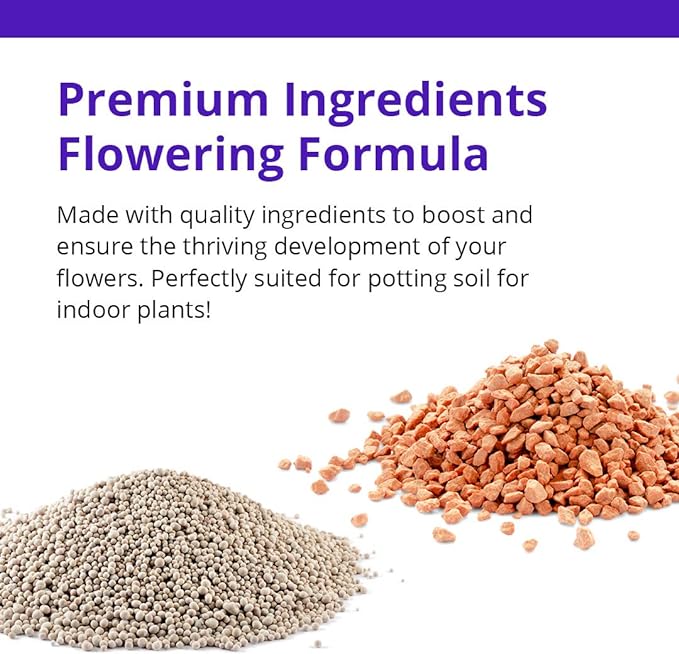 Humboldts Secret Flower Stacker – Best Flowering Formula for Bigger Harvests - Flowering Plant Food – Nutrient System for Potting Soil for Indoor & Outdoor Plants - 2.5 Gallons