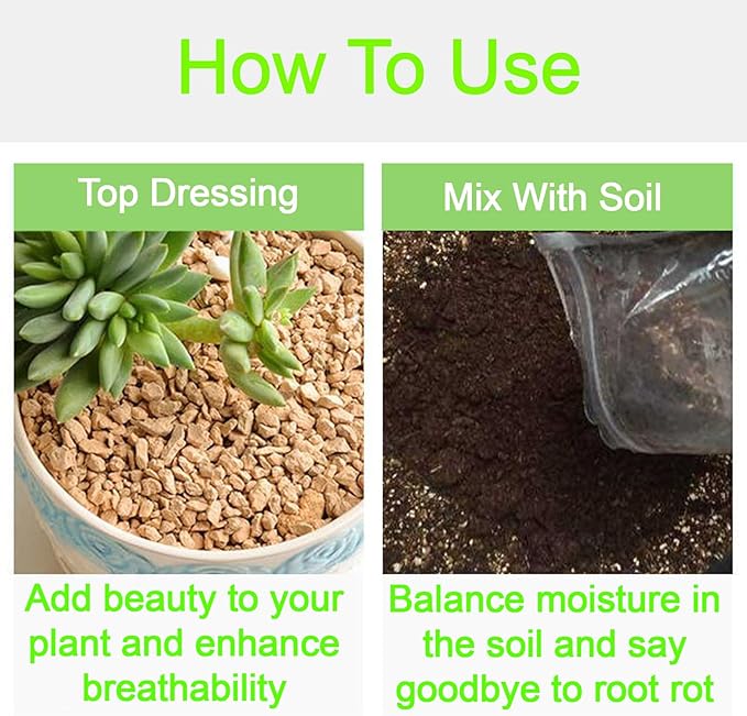 2.5lb Premium Diatomite Rocks Soil Amendments Diatomaceous Earth(DE) Soil Additive for Succulent, Cacti, Indoor & Outdoor Container Plants- Fast Drainage, No Root Rot and Promotes Root Growth