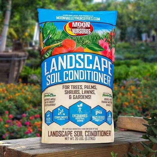 Landscape Soil Conditioner - for Trees, Palms, Shrubs, Lawns & Gardens - 20lbs