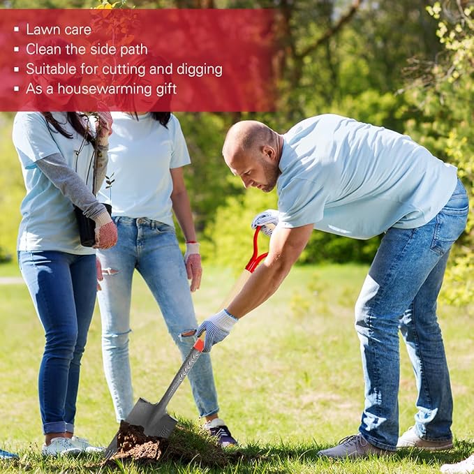 Shovel for Digging Spade Shovel Garden Spade Trenching Shovel for Planting Gardening Landscaping Edging,43 inches