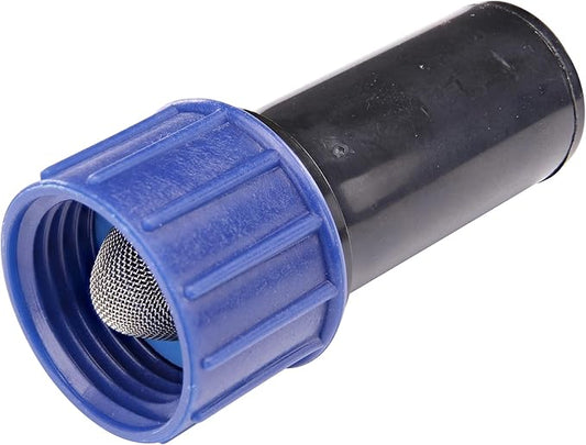 Raindrip 327G00UB Compression Swivel Adaptor with Washer, Connects 5/8 Inch Tubing or Dripline to 3/4 Inch MHT Hose Bibb or Garden Hose, Black