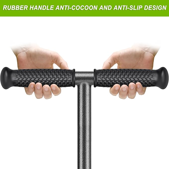 Dolibest Lawn Coring Aerator, Manual Lawn Aerator,4 Stainless Steel Corer Plug Aerator with Soil Core Storage Tray, Pre-Assembled Manual Grass Aerating Tool & Clean Hand Tool, Improving Lawn Health