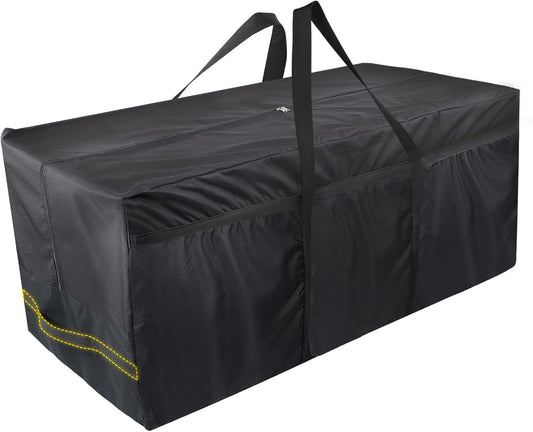 140 Gallon Extra Large Storage Bag for Aboveground Pools - Heavy-duty Pool Cover Storage with 4 Carrying Handles, Outdoor Patio Cushion Bag, 56''x24''x24''