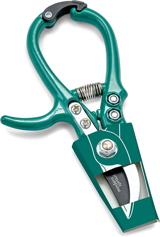 Modern Sprout Gardening Pruners, Lightweight, Durable, Green, One Size (Ocean)