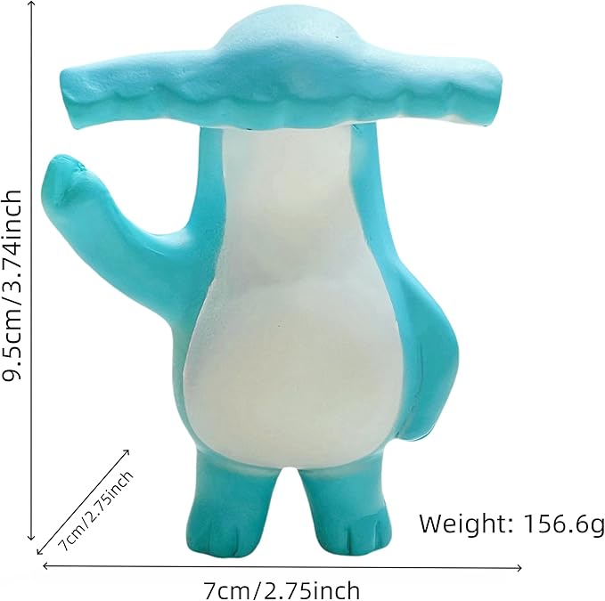 Jxueych Rebellious Hammerhead Shark Figurine, Miniature Hammerhead Shark Standing 3.7 Inch, Adorable Mini Shark - The Perfect Fusion of Cool and Quirky