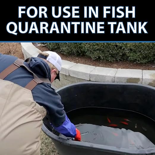 CrystalClear ParaSalt Outdoor Pond & Water Garden Rock Salt Crystals, Anti Fish Parasite, Beneficial Stress Reducing & Slime Coat Treatment, Natural Aquatic Additive, Koi, Plants & Pet Safe, 10 lbs