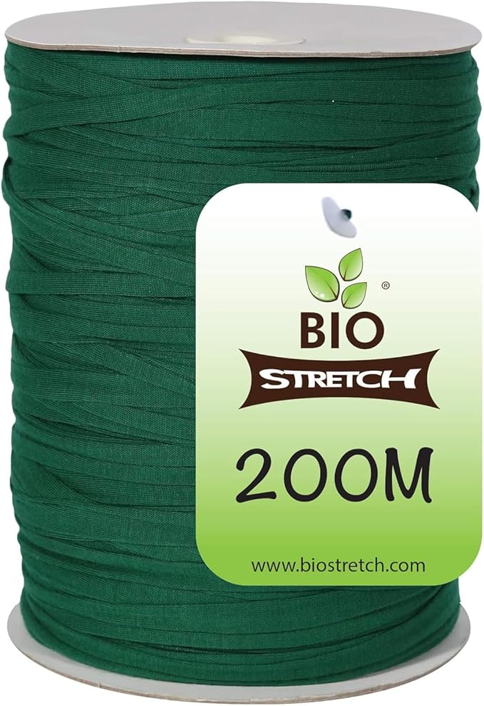 Soft Garden Plant Ties for Indoor & Outdoor Plants - Strong & Stretchy Cut-to-Length Plant Tape for Climbing Plants, Tomato Vines & Home Gardening (656 ft / 200M)